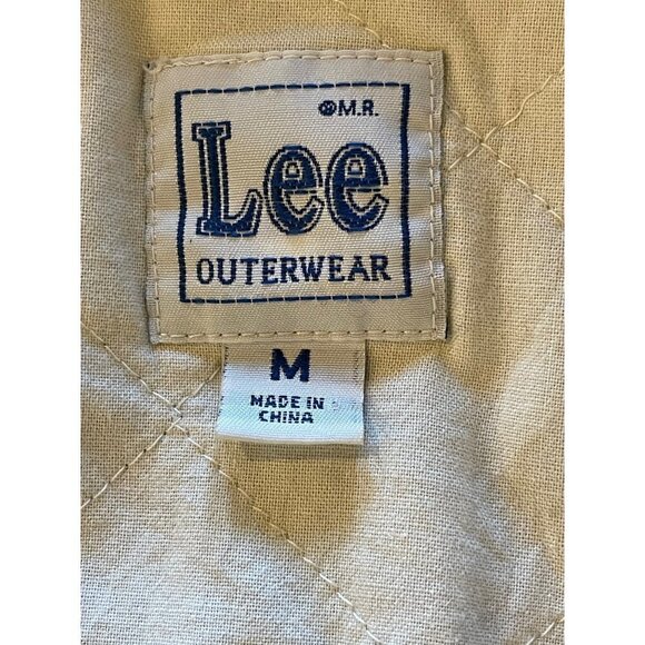 Lee Outerwear Blue Denim Quilted Lined‎ Jean Jacket Size M - Picture 9 of 11